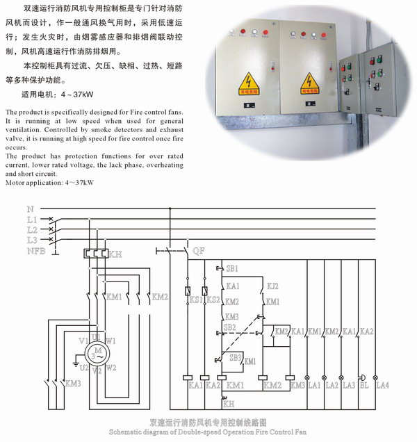 單、雙速消防系列電控柜
